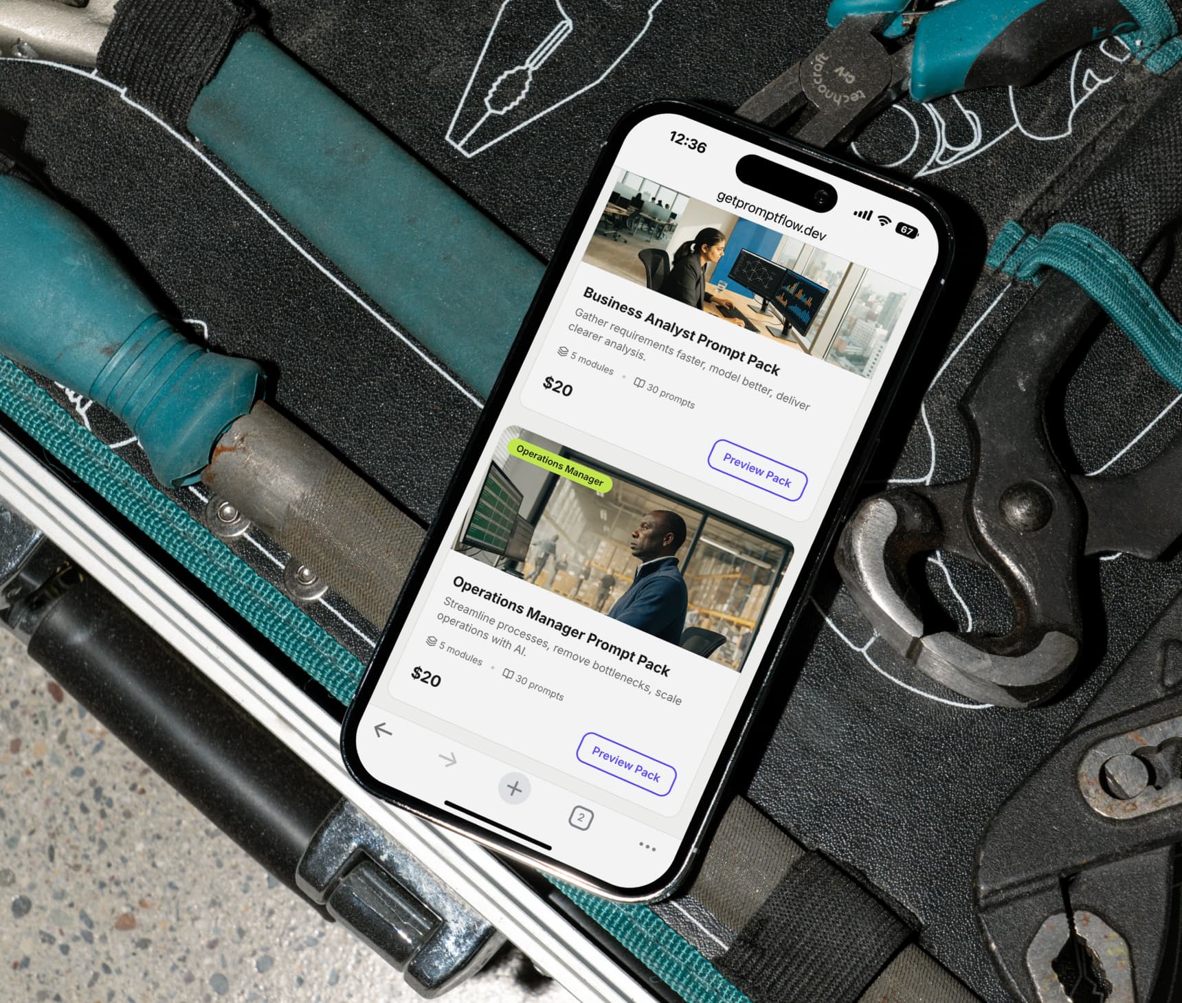 Prompt Flow catalog, mobile