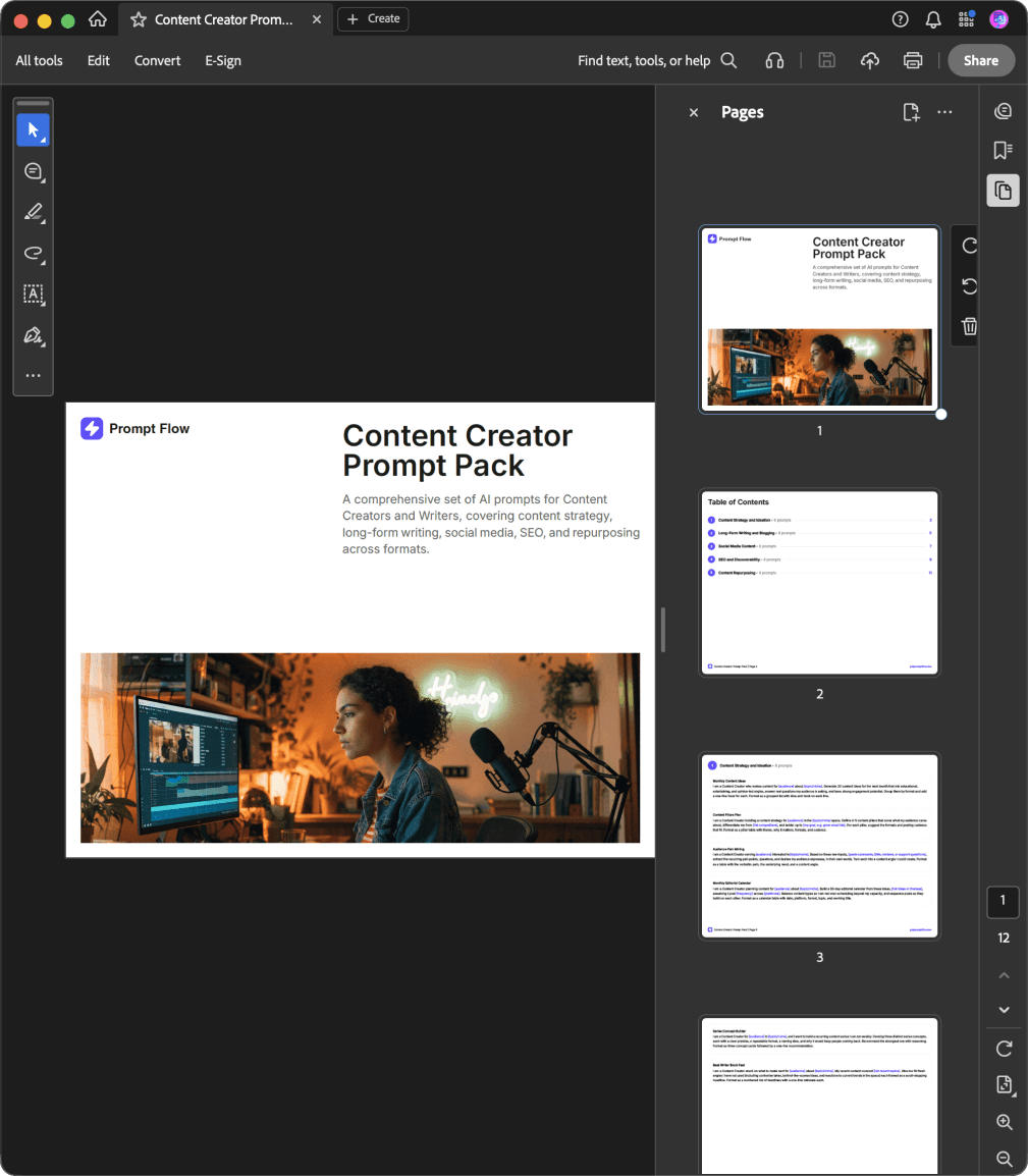 Prompt Flow pack PDF